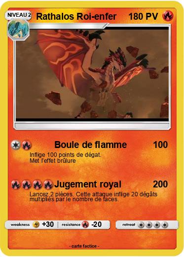Pokemon Rathalos Roi-enfer