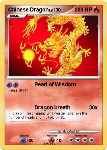 Pokemon Chinese Dragon
