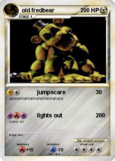 Pokemon old fredbear