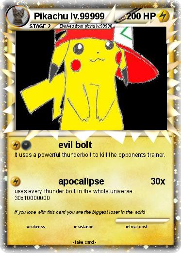 Pokemon Pikachu lv.99999