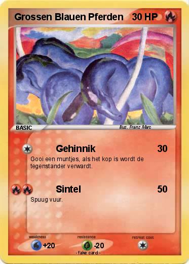 Pokemon Grossen Blauen Pferden