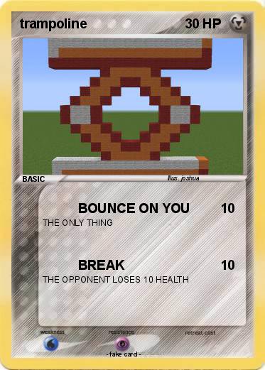 Pokemon trampoline
