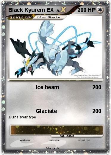 Pokemon Black Kyurem EX