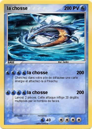 Pokemon la chosse