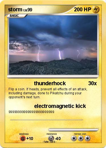 Pokemon storm