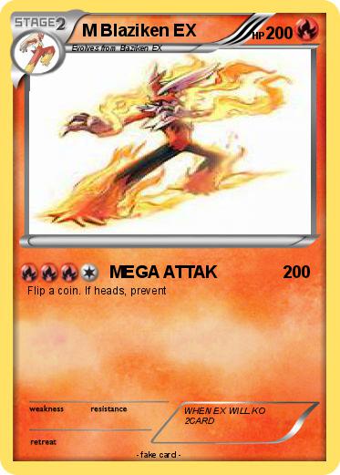 Pokemon M Blaziken EX