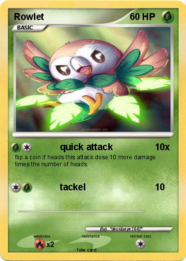 Pokemon Rowlet