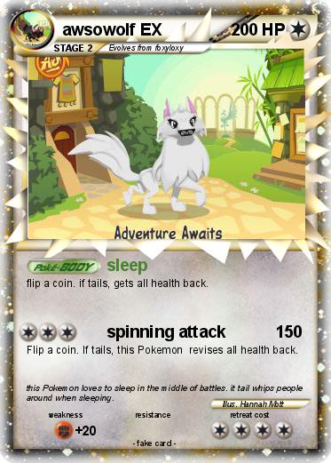 Pokemon awsowolf EX