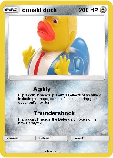 Pokemon donald duck