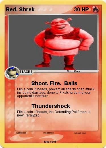 Pokemon Red. Shrek