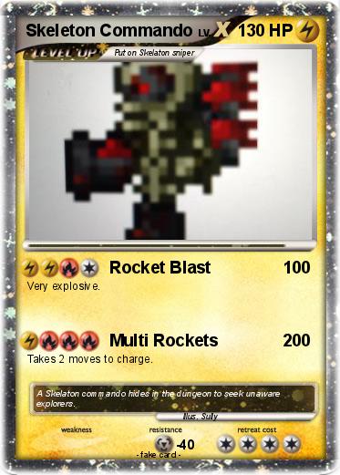 Pokemon Skeleton Commando