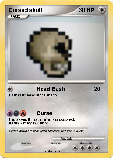 Pokemon Cursed skull