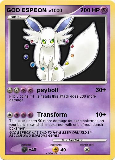 Pokemon GOD ESPEON