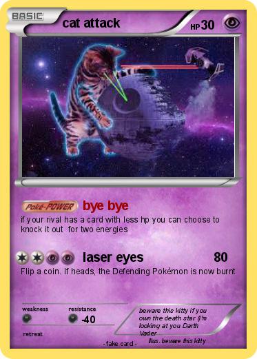 Pokemon cat attack