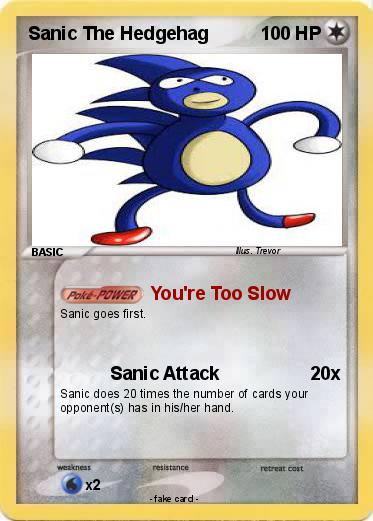 Pokemon Sanic The Hedgehag