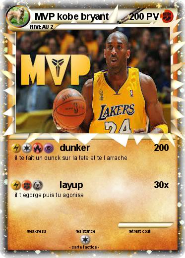 Pokemon MVP kobe bryant