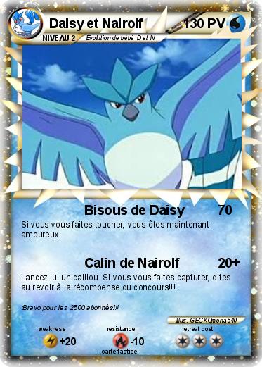 Pokemon Daisy et Nairolf