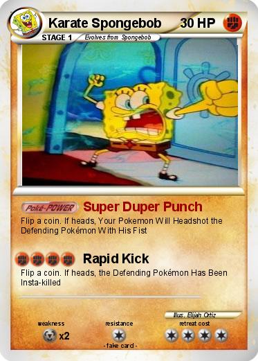 Pokemon Karate Spongebob