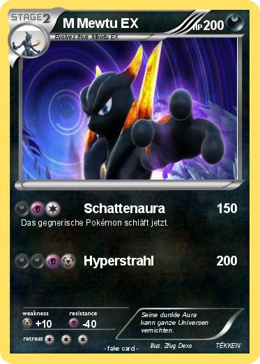 Pokemon M Mewtu EX