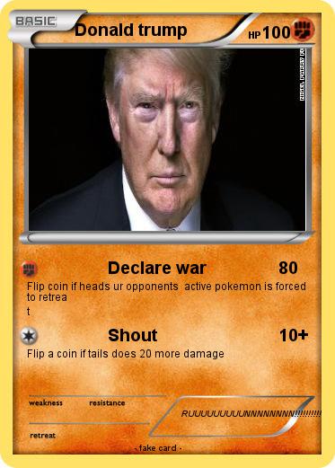 Pokemon Donald trump
