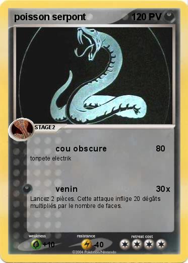 Pokemon poisson serpont