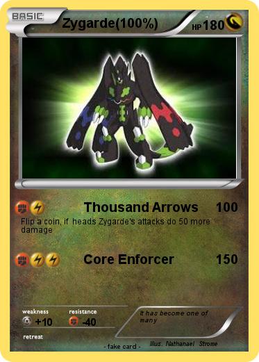 Pokemon Zygarde(100%)