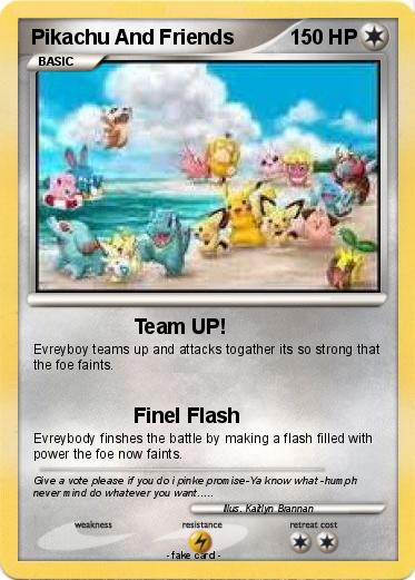 Pokemon Pikachu And Friends