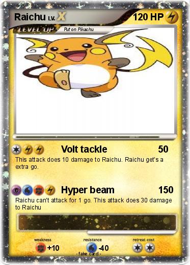 Pokemon Raichu