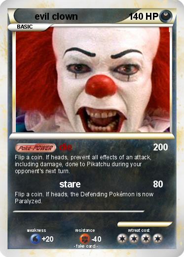 Pokemon evil clown