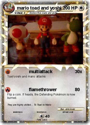 Pokemon mario toad and yoshi
