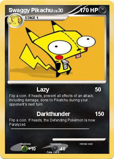 Pokemon Swaggy Pikachu