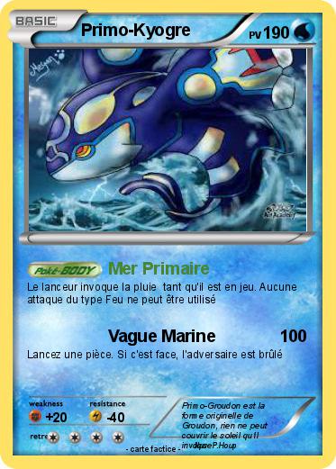 Pokemon Primo-Kyogre