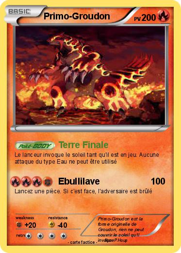 Pokemon Primo-Groudon