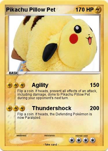 Pokemon Pikachu Pillow Pet