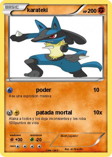 Pokemon karateki