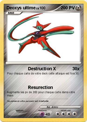 Pokemon Deoxys ultime