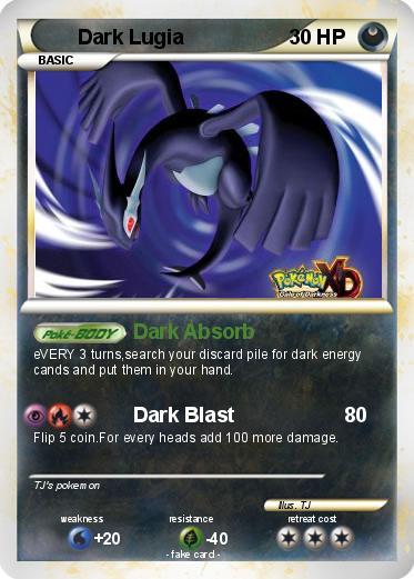 Pokemon Dark Lugia