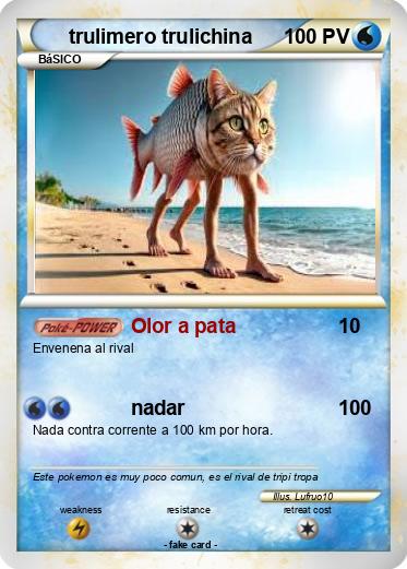 Pokemon trulimero trulichina