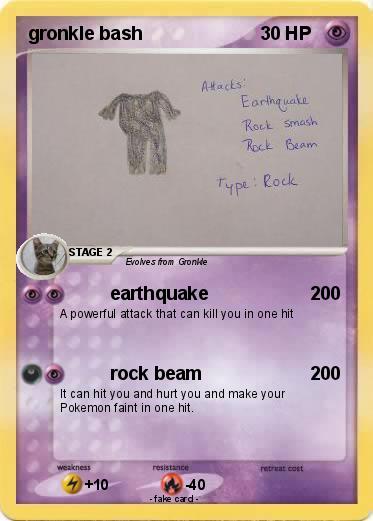 Pokemon gronkle bash
