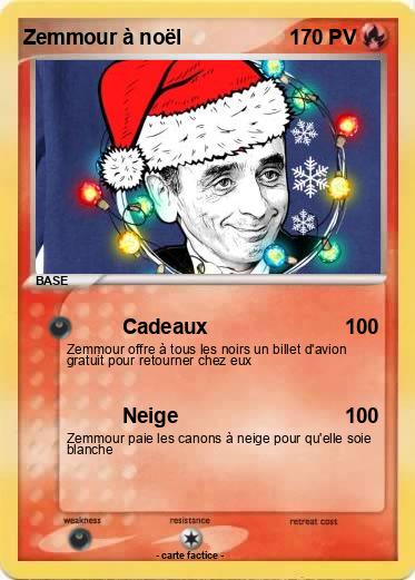 Pokemon Zemmour à noël