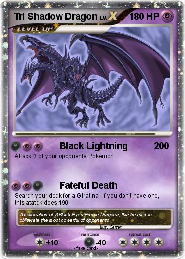 Pokemon Tri Shadow Dragon