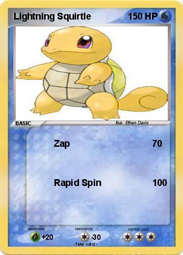 Pokemon Lightning Squirtle