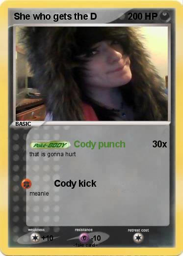 Pokemon She who gets the D