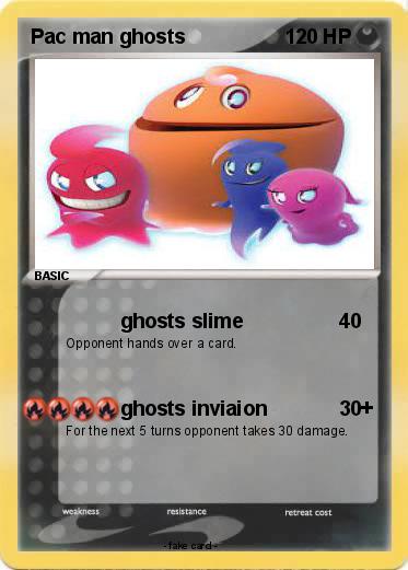 Pokemon Pac man ghosts