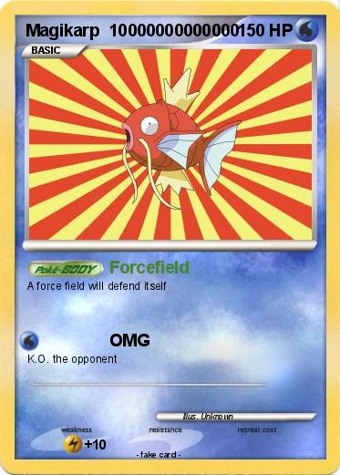 Pokemon Magikarp  10000000000000