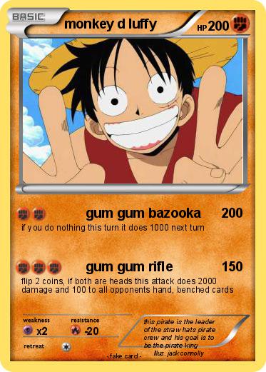 Pokemon monkey d luffy