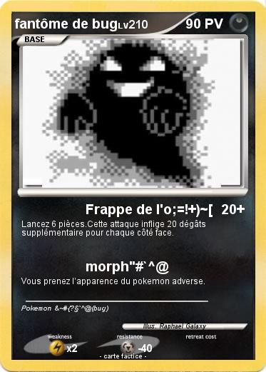Pokemon fantôme de bug