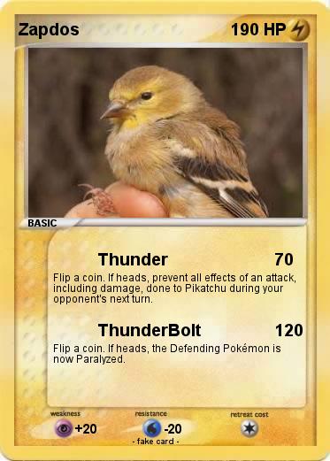 Pokemon Zapdos
