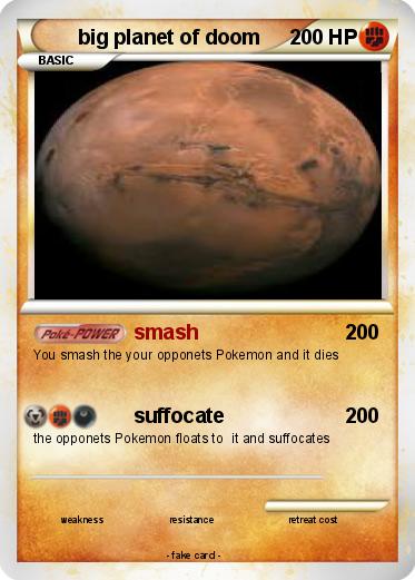 Pokemon big planet of doom