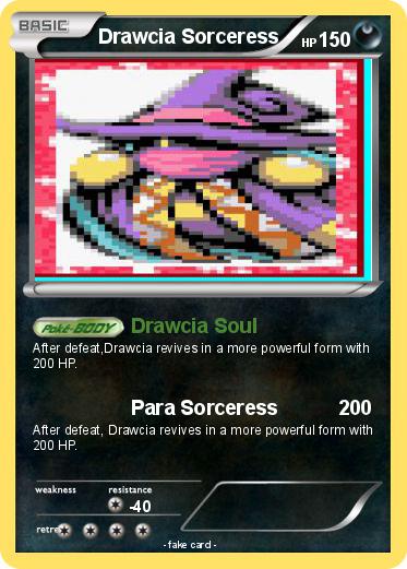 Pokemon Drawcia Sorceress